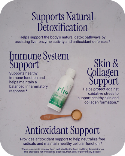 Rho Nutrition Liposomal Glutathione - Ultra High Absorption Liquid Glutathione Supplement - Supports Natural Detoxification, Immune System, Skin Health, Mental Clarity & Overall Well-Being